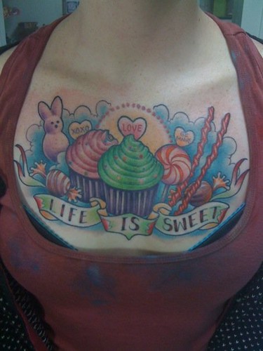 Cupcakes and Candy Tattoo