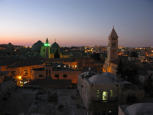 Jerusalem after sunset