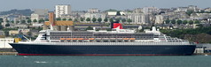 Queen Mary 2, départ de Brest - 19 juillet 2009.