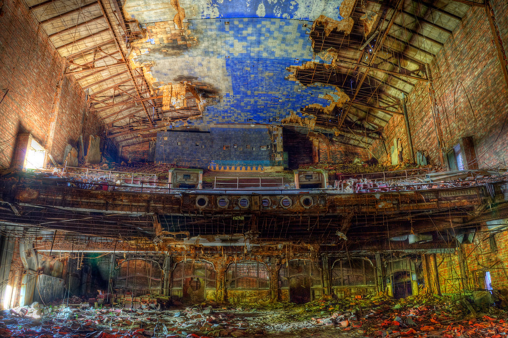 Abandoned Palace Theater, Gary, Indiana