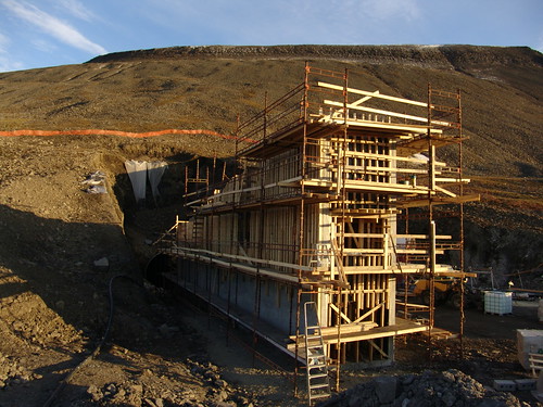 Constructing Entrance of
the Seed Vault