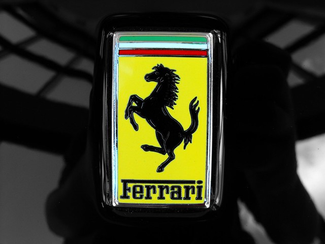 Ferrari Badge on the F430 Spider