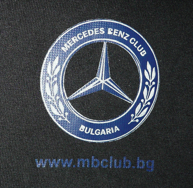 MercedesBenz Club Bulgaria logo on Tshirt MercedesBenz Club Bulgaria T