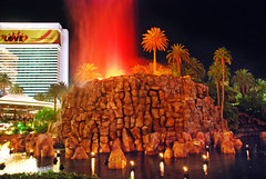 The Mirage Volcano. Las Vegas.