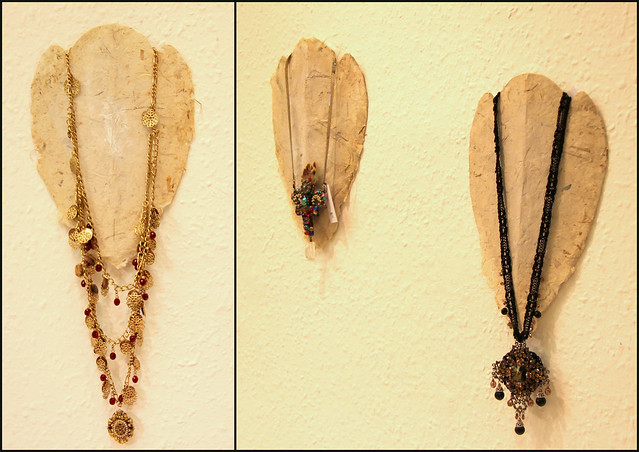 Hand-made necklace hanger