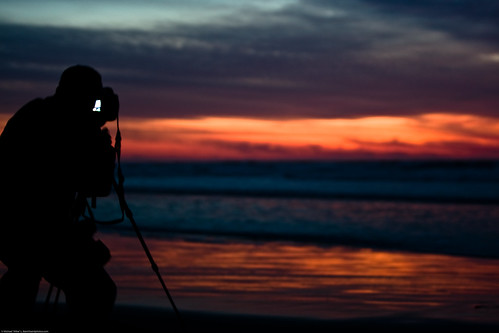 Photographer Howard Ignatius captures another killer sunset on Morro Strand State Beach