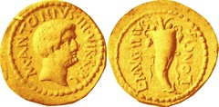 494/14 Aureus Antony Caduceus