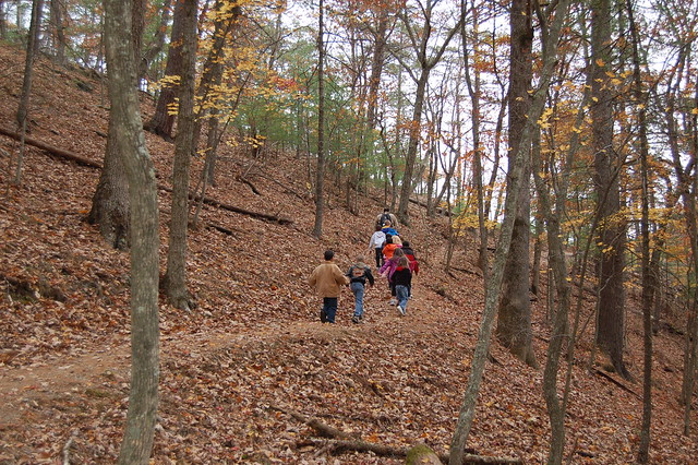 A hike at Douthat State Park