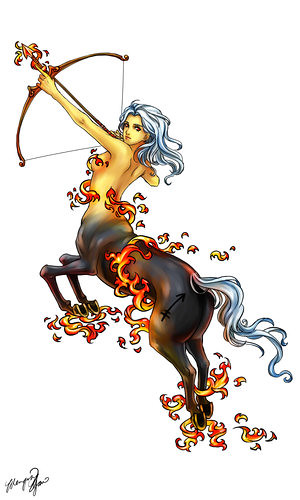 Sagittarius Tattoo Commission By Yuumei Flickr Photo Sharing 300x500px