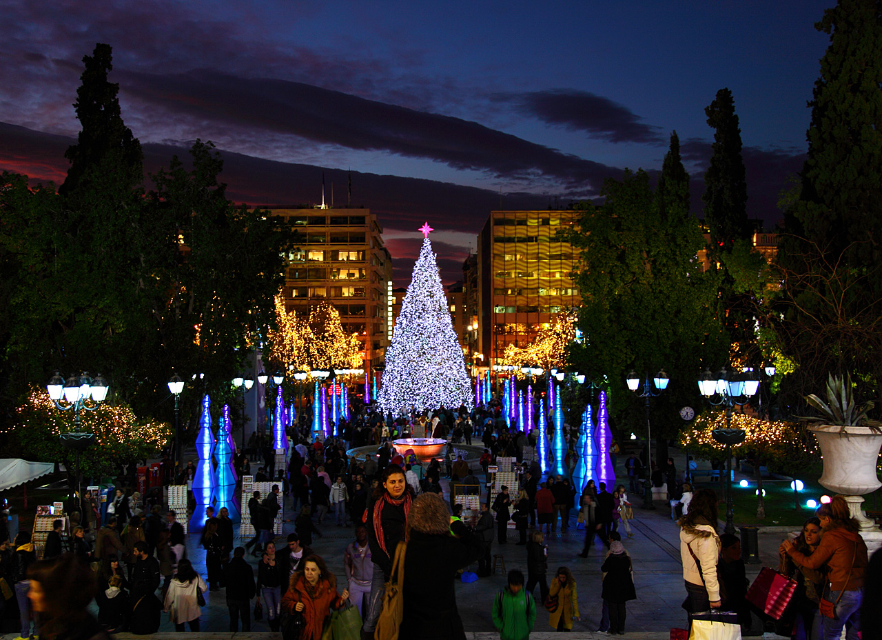 Christmas Tree in Athens