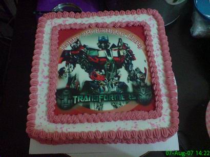 Transformer Birthday Cake on Transformer Birthday Cake Elang   Flickr   Photo Sharing