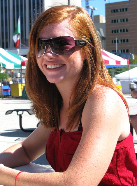 Redhead With Sunglasses 104