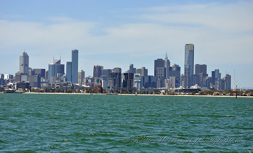 Melbourne from the sea