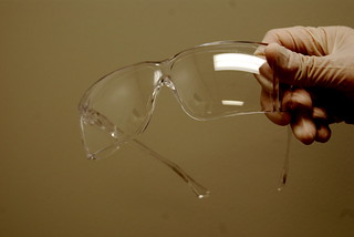 Sicherheitsbrille aus Plexiglas