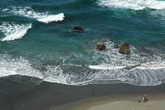 Blue Pacific Ocean, summer time, California Coast, USA