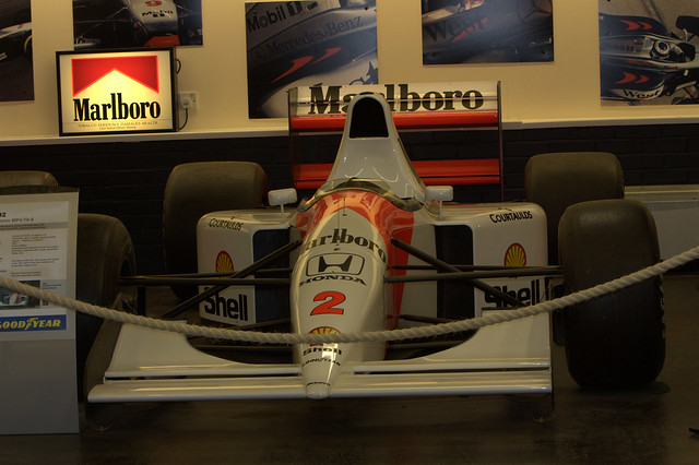 Gerhard Berger's old F1 car by Ian Gratton