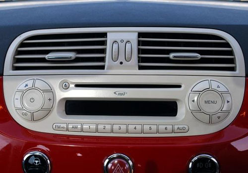 Fiat 500 Front AC Controls Interior Photo