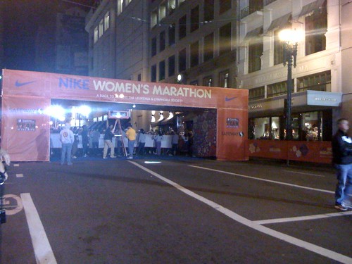 At the Nike Women's Marathon
