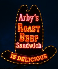 Arby's Big Hat Signs