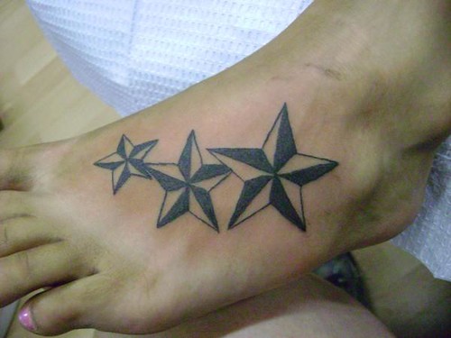 nautical stars tattoos Justin at Kats Like Us Tattoos