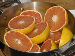 grapefruit halves
