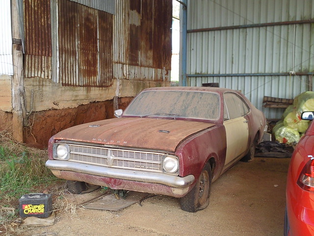 An old 1968 HK Monaro I spotted parked in a shed off a country road