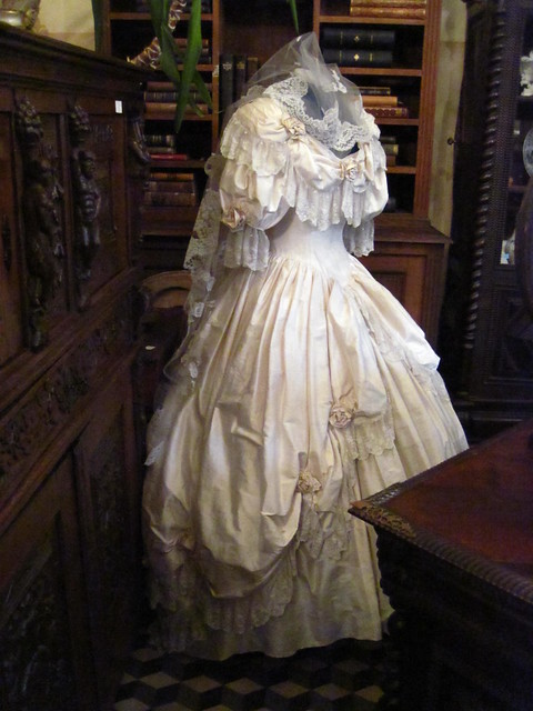 Victorian wedding dress I was in an antique shop in Antwerp Belgium last 