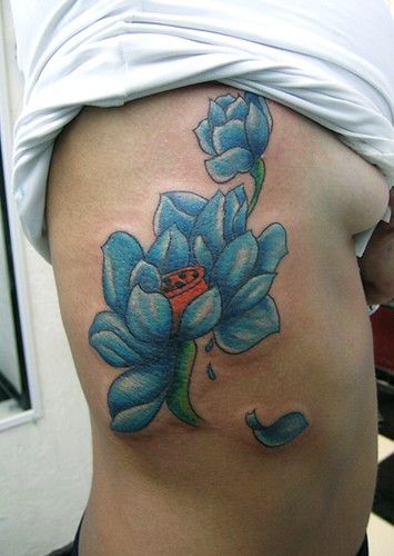 Flower Side Tattoos for Women women tattoosnatural women tattoosgirl 