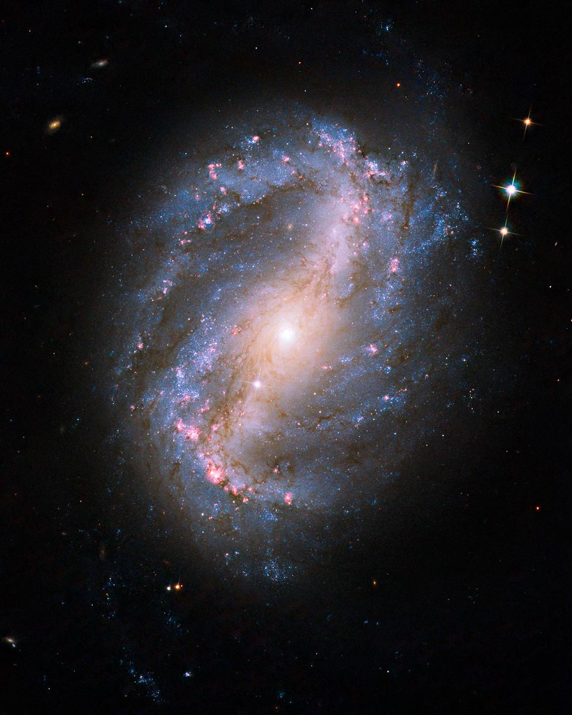 Incredible new Hubble pix: Barred Spiral Galaxy NGC 6217