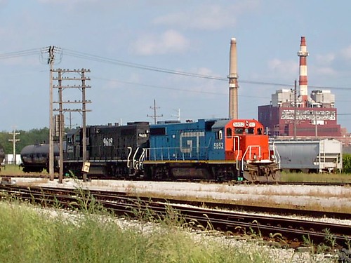 Switching activity at the former Illinois Central Railroad, Crawford Yard. Chicago Illinois. June 2007. by Eddie from Chicago