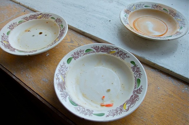 Abandoned plates
