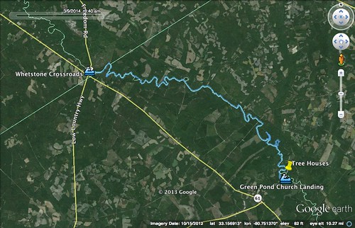 GPS Track Whetstone to Green Pond
