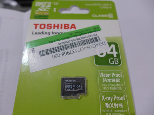 Toshiba 64Gb microSD uhs-1