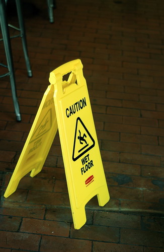 "Caution Wet Floor"