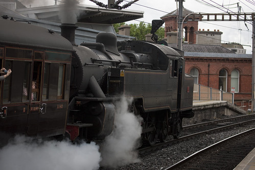 Steam Train - Leaving Connolly Station