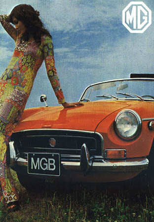 MGB Vintage Car Advertisement