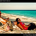 US at the mirador beach, Cancun