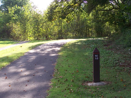 Trail marker, Northwest Branch Trail, Prince George's County (Hyattsville/Mount Rainier)