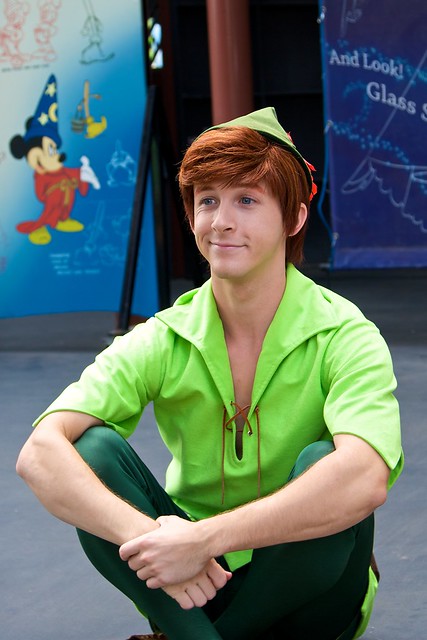 Disneyland Aug 2009 - Meeting Peter Pan