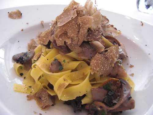 Wild Mushroom Tagliatelle with truffles