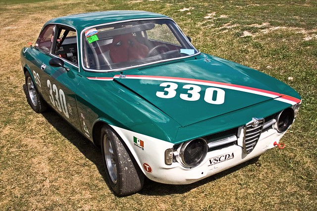 This green Alfa was a GT Junior which symbolized a smaller engine than the 