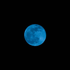 'New Year's Blue Moon' by FrozenInLight
