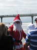 Santa arrives at New Brighton