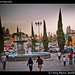 Puebla fair and fountain