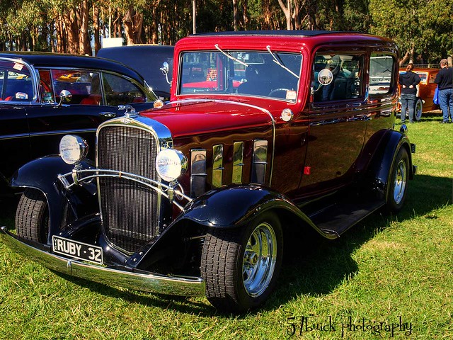 1932 Chevrolet Tudor At the hot rod rumble
