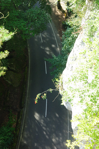 Road below