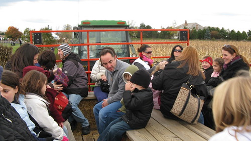 The Wagon Ride at Goebert's Farmstand. Barrington Illinois. October 2009. by Eddie from Chicago