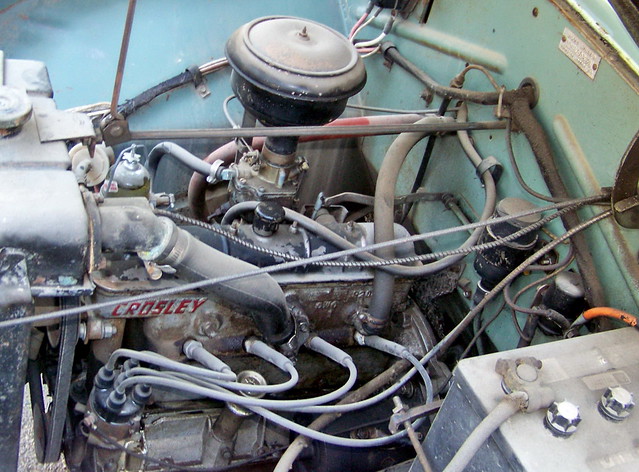 sktoon09h30a Crosley Car Engine circa 1949 