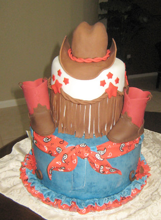 Cowgirl Birthday Cake on Cowgirl Cake