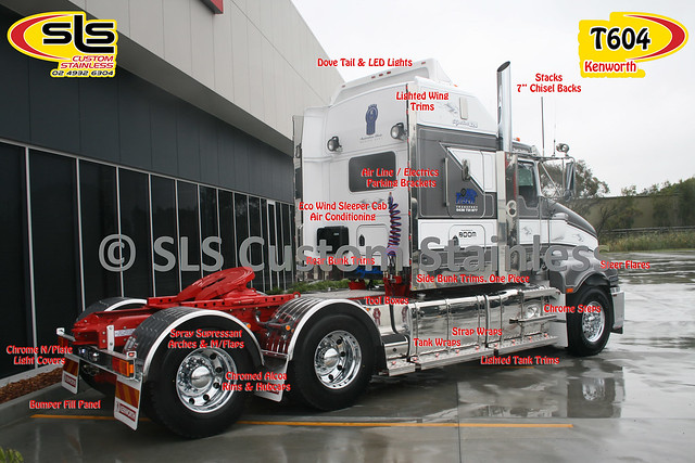 Kenworth T604 stainless by SLS Custom Stainless